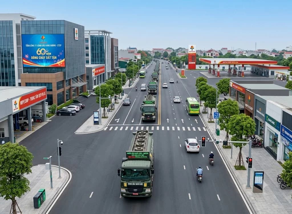 Vận tải hàng hóa, xăng dầu